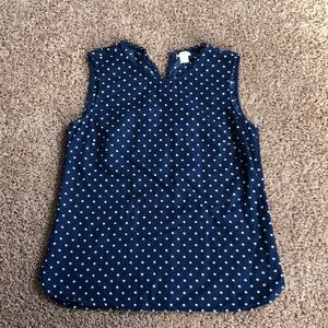 J crew polka dot tank